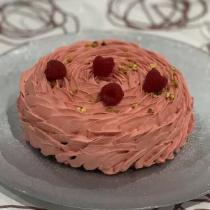 Entremet Framboise Pistache 