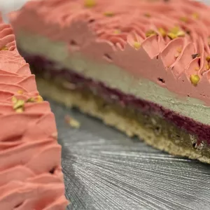 Entremet Framboise Pistache 